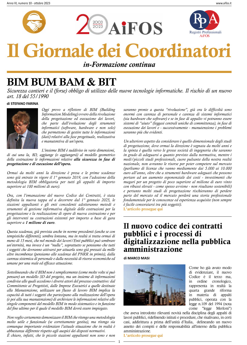 Il Giornale dei Coordinatori - Ottobre 2023