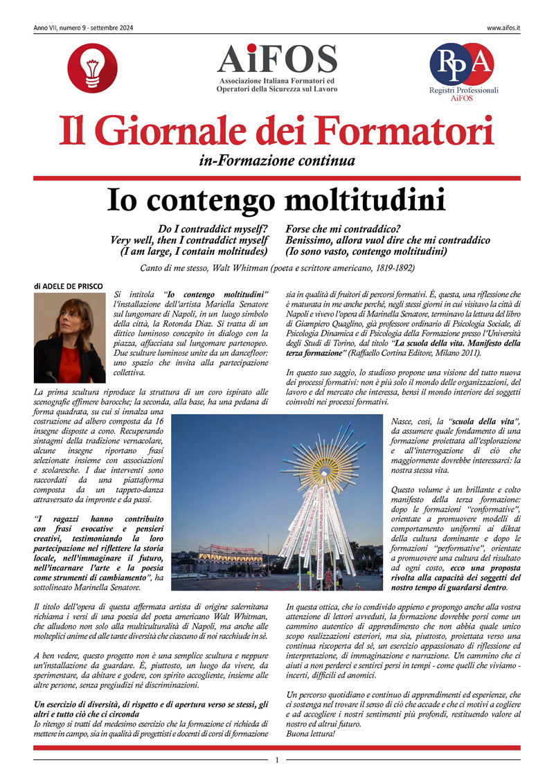 Il Giornale dei Formatori - Settembre 2024